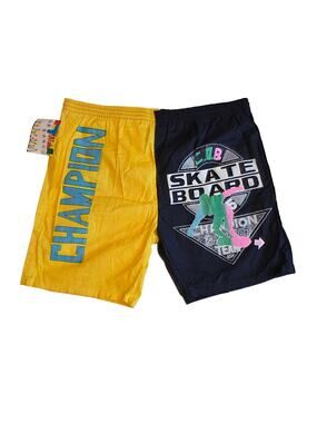 Vintage 90s Le-Baron Deadstock Colorblock Skate Shorts NWT Large